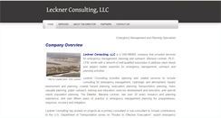 Desktop Screenshot of lecknerconsulting.com